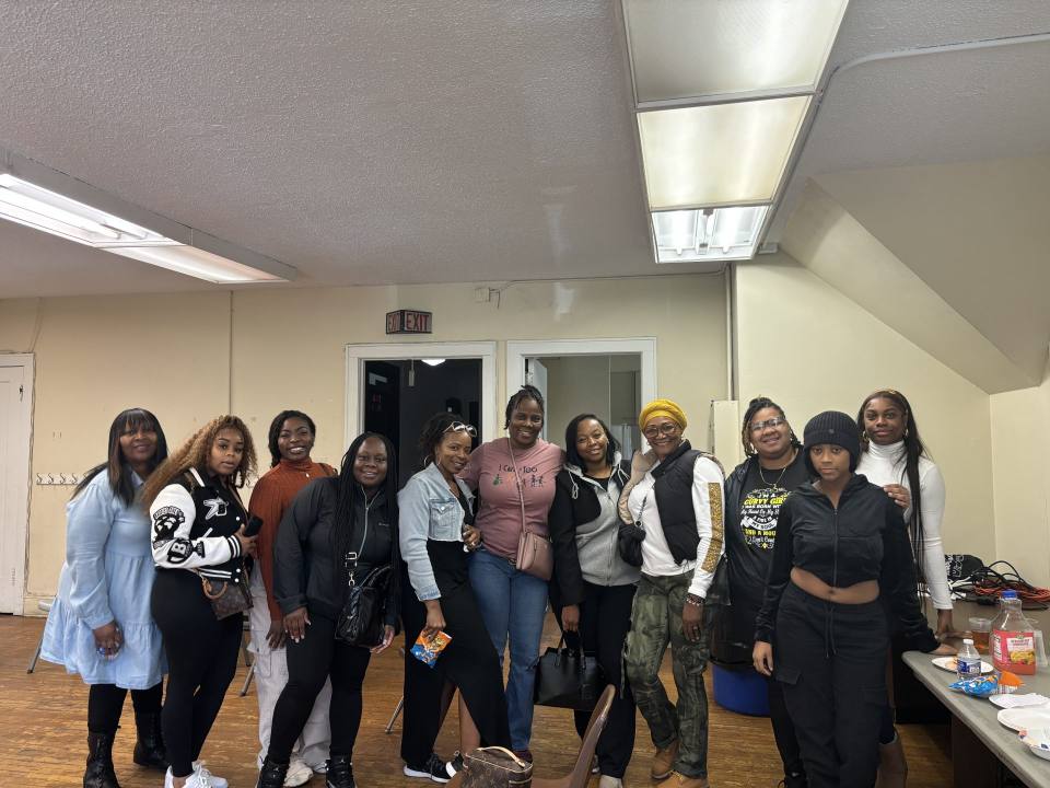 Group of women posing together