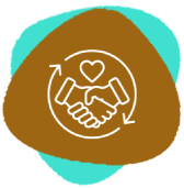 Handshake symbolizing partnership and trust